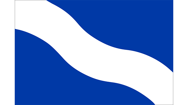 Vlag gemeente Hengelo - in kleur op transparante achtergrond - 600 * 337 pixels 